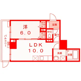 菊水レジデンス綱島II【1階】の間取り