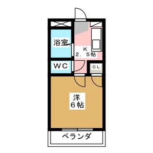 富士レイホービル第2【2階】の間取り