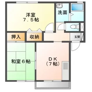 ウィステリア【2階】の間取り