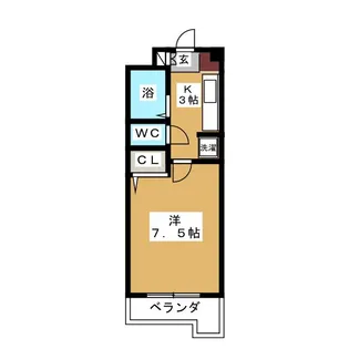 ヒルズ青山【3階】の間取り