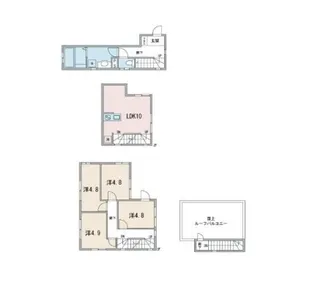 エアー中目黒 Aの間取り