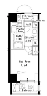 パークアクシス板橋本町弐番館【9階】の間取り