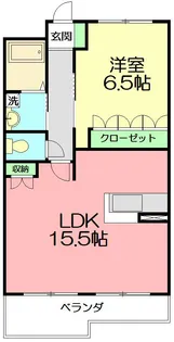 スカイヒルズ【4階】の間取り