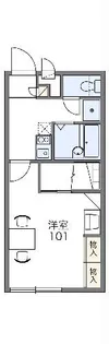 レオパレス城址【1階】の間取り