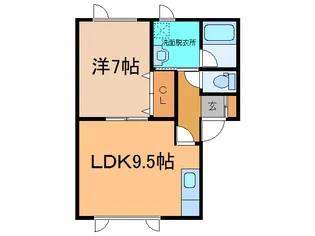 光陽II【2階】の間取り