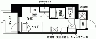 セレッソブローテ桜新町【4階】の間取り