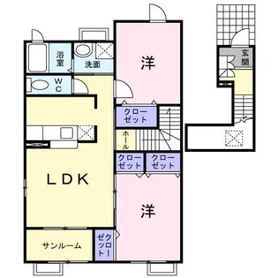 バーミィハウス【2階】の間取り