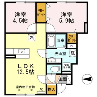 IRIS【1階】の間取り