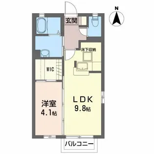 フォートレスII【1階】の間取り