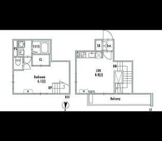 GRANPASEO 阿佐ヶ谷II【1階】の間取り