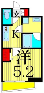 SPコート四ツ木【6階】の間取り