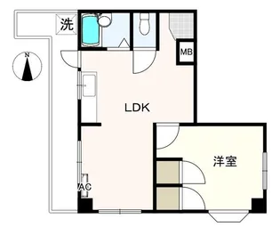 ノースヒルズ【3階】の間取り