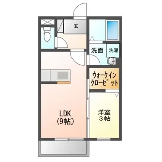アープトライ東鷹跡【1階】の間取り