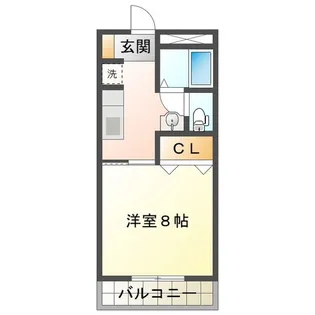 タウンコートII世【3階】の間取り
