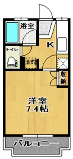 安積パールハイツ【2階】の間取り