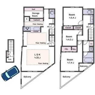Shirokanedai3の間取り