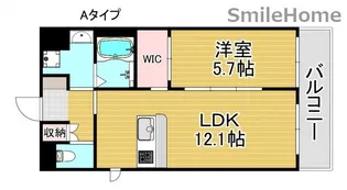 グランシャリオ【1階】の間取り