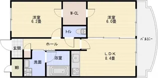 アリエス【3階】の間取り