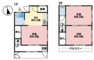 青谷ハイツの間取り