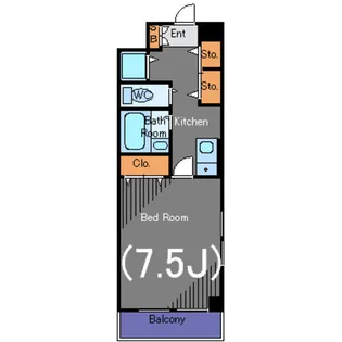 ライオンズマンション高津【4階】の間取り