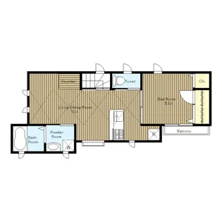 ラフィネ泉町【2階】の間取り