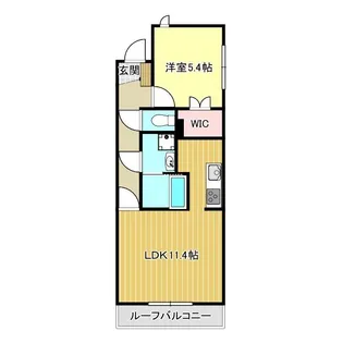 メイユール【1階】の間取り