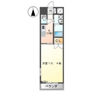 ピュアライヴII【5階】の間取り