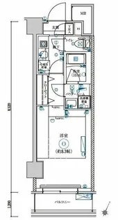 LEXE AZEST横濱関内【4階】の間取り