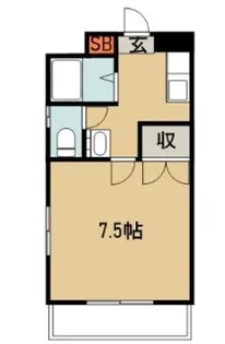 ビューテラス【6階】の間取り