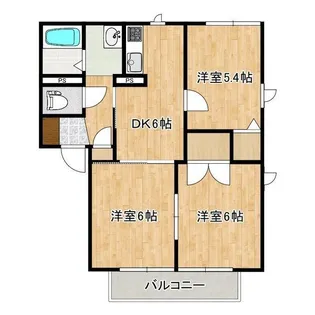 エスペランサ【2階】の間取り