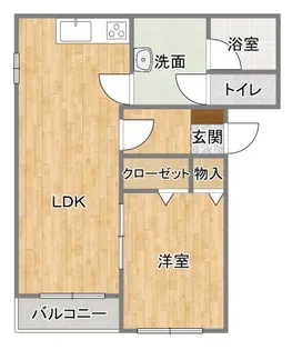 ヒーローマンション Esperanca【2階】の間取り