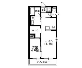 ハンドIV【2階】の間取り