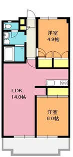 マンション・レヴォール【3階】の間取り