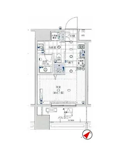 ベルファース水天宮前【9階】の間取り