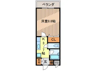 マンション山城鳳凰【4階】の間取り