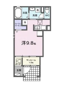 フローラ16【1階】の間取り