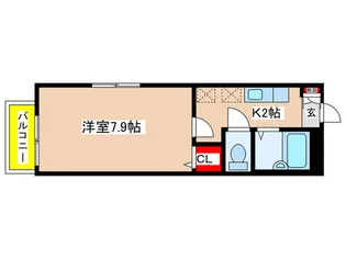 パーシモン【1階】の間取り