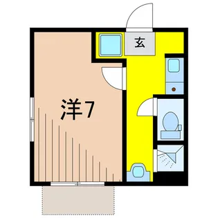 パルハイツA【1階】の間取り