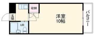 ベルメゾンアルヴェ【5階】の間取り
