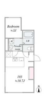 trias441【1階】の間取り