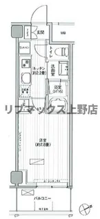 ヒューリック浅草橋江戸通【8階】の間取り