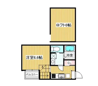 Baan荒町【1階】の間取り