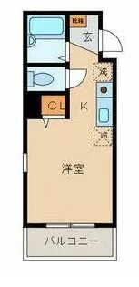 OLINPIAハイツ業平【2階】の間取り