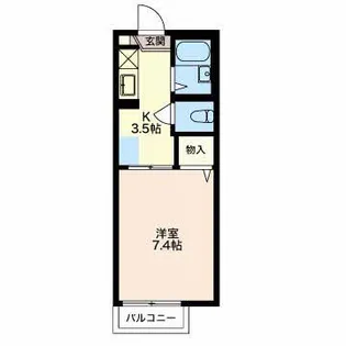 フレグランス緑ケ丘【1階】の間取り