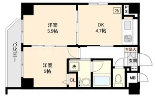 フェニックス板橋【6階】の間取り