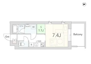 GranDuo用賀4【2階】の間取り
