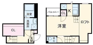 CB春日部プレナ【1階】の間取り