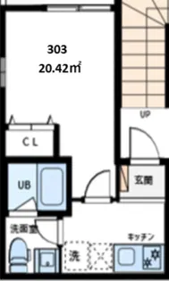 EXENTIA-NISHIARAI【3階】の間取り