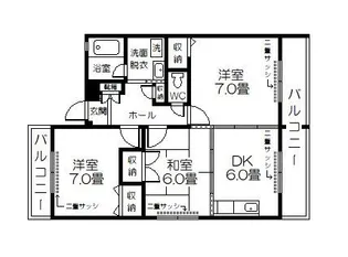 ウィルコート・パティオ【1階】の間取り