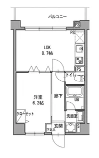 フロレスタ横浜根岸【4階】の間取り